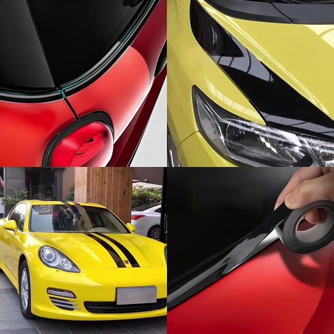 Arespark Gloss Black Vinyl Wrap, Cars Vinyl Film Tapes Kit for Blackout Chrome Delete Window Trim Door with Free Tools (1in x 30feet) in Saudi Arabia