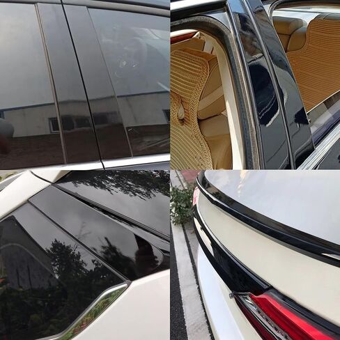 Arespark Gloss Black Vinyl Wrap, Cars Vinyl Film Tapes Kit for Blackout Chrome Delete Window Trim Door with Free Tools (1in x 30feet) in Saudi Arabia