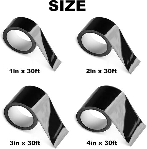 Arespark Gloss Black Vinyl Wrap, Cars Vinyl Film Tapes Kit for Blackout Chrome Delete Window Trim Door with Free Tools (1in x 30feet) in Saudi Arabia