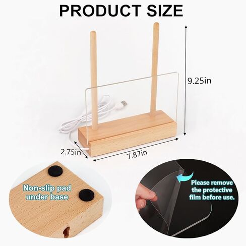 BiJun الآن يلعب حامل سجل الفينيل، حامل سجل الفينيل على الحائط حامل عرض الفينيل الخشبي رف سجل لعرض ألبوم الفينيل وحامل تخزين LPS مع أضواء متعددة الألوان in Kuwait