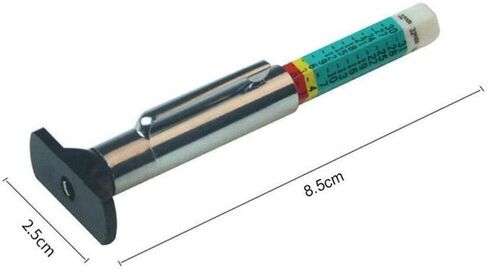 1Pc Auto Tire Wear Detection Measuring Pen Car Tyre Tire Tread Depth Gauge Meter Monitoring Digital Caliper Color Coded System Automotive Tools and Equipment Tire and Wheel Tools Tire Repair Tools in Saudi Arabia