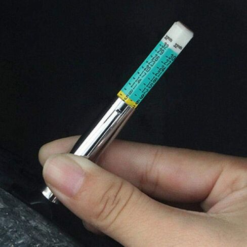 1Pc Auto Tire Wear Detection Measuring Pen Car Tyre Tire Tread Depth Gauge Meter Monitoring Digital Caliper Color Coded System Automotive Tools and Equipment Tire and Wheel Tools Tire Repair Tools in Saudi Arabia