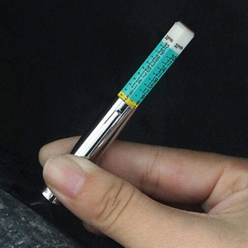 1Pc Auto Tire Wear Detection Measuring Pen Car Tyre Tire Tread Depth Gauge Meter Monitoring Digital Caliper Color Coded System Automotive Tools and Equipment Tire and Wheel Tools Tire Repair Tools in Saudi Arabia