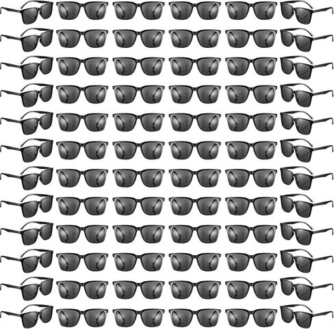 150 حزمة من النظارات الشمسية للحفلات المفضلة من البلاستيك الأسود العتيق طراز الثمانينيات من النظارات الشمسية بالجملة للأطفال البالغين وحشو حقيبة جودي هدية السنة المدرسية لمستلزمات حفلات أعياد الميلاد ومجموعة حمام السباحة in Kuwait