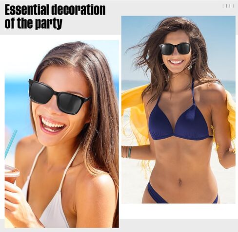 150 حزمة من النظارات الشمسية للحفلات المفضلة من البلاستيك الأسود العتيق طراز الثمانينيات من النظارات الشمسية بالجملة للأطفال البالغين وحشو حقيبة جودي هدية السنة المدرسية لمستلزمات حفلات أعياد الميلاد ومجموعة حمام السباحة in Kuwait
