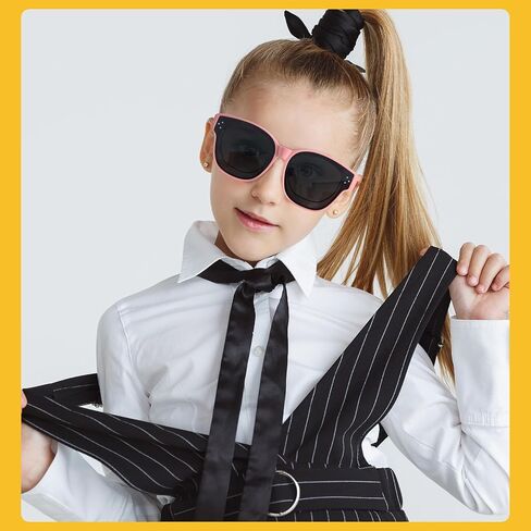 Kids Sunglasses Over Prescription Glasses Sun Glasses for Age 6-12 Boy Girl Shades Polarized Fit Over Sunglasses in Saudi Arabia