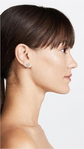 kate spade new york Pave Heart Stud Earrings in Saudi Arabia