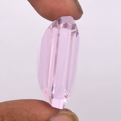 GEMHUB توباز وردي صغير 70-80 قيراط أحجار كريمة فضفاضة على شكل زمرد in Kuwait