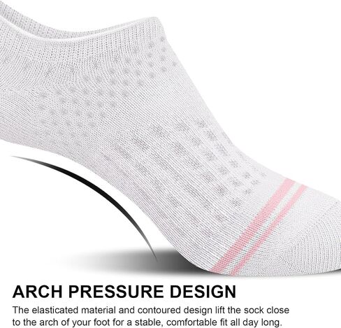 wernies No Show Socks Womens 10 Pairs Low Cut Ankle Socks with Non Slip Casual Invisible Liner Boat 5-8/8-11 in Saudi Arabia