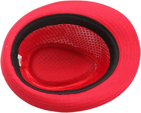 6 قطع من قبعة فيدورا للشاطئ الصيفية الشبكية للحفلات من القش وفطيرة لحم الخنزير للرجال والنساء in Kuwait