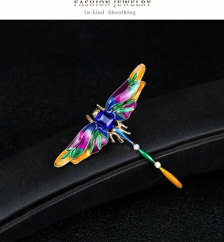 Dragonfly Brooches for Women Girls Animal Brooch Pins Lapel Scarf Pin Decoration Jewelry Gift for Mother in Saudi Arabia