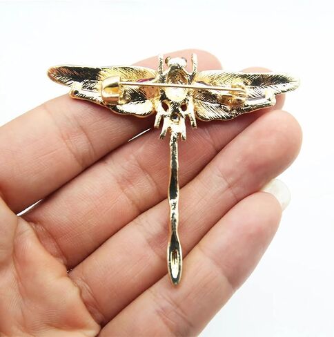 Dragonfly Brooches for Women Girls Animal Brooch Pins Lapel Scarf Pin Decoration Jewelry Gift for Mother in Saudi Arabia