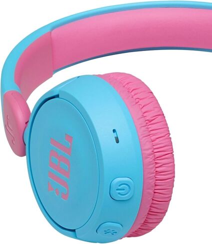 JBL Jr310BT Kids Wireless On-Ear Headphones - Bluetooth Headphones with Microphone, Safe Sound Under 85dB Volume, 30H Battery, Foldable, Comfort, Easy, Soft, Cool Colors (Red), Small in Saudi Arabia