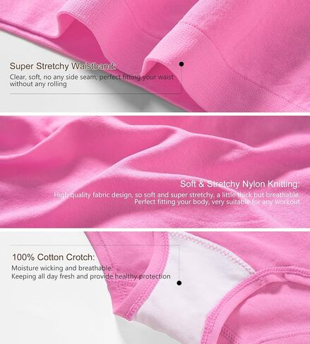 SHARICCA Women Boxer Briefs Seamless Soft Boy Shorts Underwear Stretchy Cheeky Boyshort Panties Microfiber Pack in Saudi Arabia