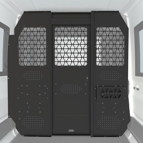 Van Safety Partition Bulkhead Fit for 2015-2023 Ford Transit Mid-Roof Full-Size Vans - Heavy-Duty Steel Protection & Versatile Installation in Saudi Arabia