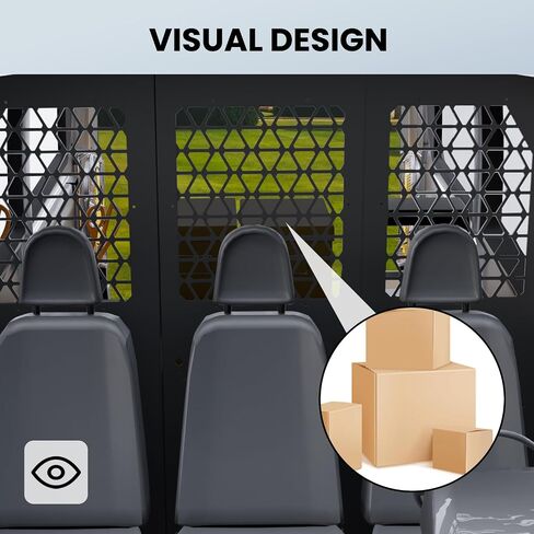 Van Safety Partition Bulkhead Fit for 2015-2023 Ford Transit Mid-Roof Full-Size Vans - Heavy-Duty Steel Protection & Versatile Installation in Saudi Arabia