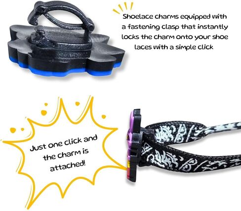 The Amazing Digital Circus Shoelace Charms - Shoe Laces Clips Charms Decoration, Cute Jax Pomni Kinger Zooble Bubbles Caine Gifts Party Favors (Digital Circus) in Saudi Arabia