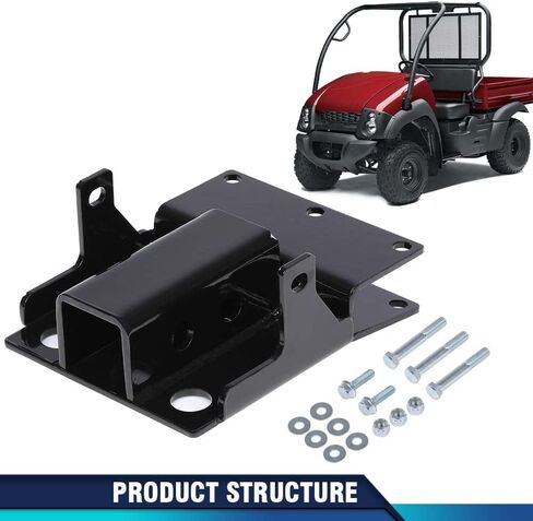 PIT66 دعامة تثبيت مقطورة خلفية، متوافقة مع Kawasaki Mule 600 610 2005-2016/ Kawasaki Mule SX 2017-2023 لجهاز استقبال 2 بوصة in Saudi Arabia