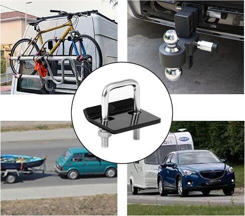 TCE ATRHTLT001U Torin Hitcher ومثبت عالي التحمل مضاد للخشخشة: مصنوع من الفولاذ الكربوني لوصلات بطول 1.25 بوصة و2 بوصة، يقلل من الحركة من وصلة الجر وحامل البضائع ورف الدراجة وحامل كرة المقطورة in Kuwait