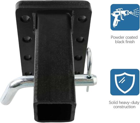 Pintle Hitch Mount Pintle Hitch 2 بوصة - Tesmirror 15000 رطل Pintle Mount لأجهزة الاستقبال 2 بوصة in Kuwait