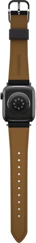 OtterBox Symmetry Cactus Leather Watch Band for Apple Watch Series 7/8/9 38/40/41mm Noir ASH (Black) in Saudi Arabia