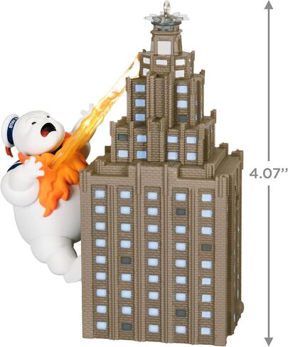 Hallmark Keepsake Christmas Ornament 2024, Ghostbusters Roast Him! With Light and Sound, Movie Gifts in Saudi Arabia