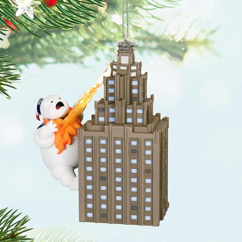 Hallmark Keepsake Christmas Ornament 2024, Ghostbusters Roast Him! With Light and Sound, Movie Gifts in Saudi Arabia