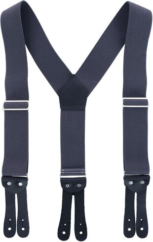 Welch Work Suspenders, 2 Inch Webbing, Y-back Style, Made in USA in Saudi Arabia