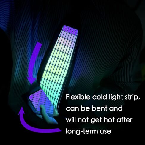 Music Sync LED Tie Light Up Funny Neckties Streaming Gear For TikTok, Live Stream, Music Sensing Tie in Saudi Arabia