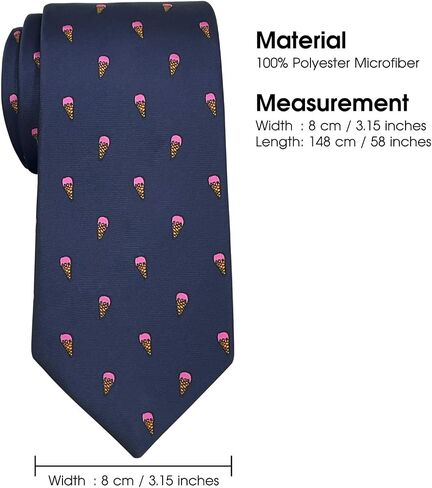 Retreez Novelty Food & Drink Ties | Men Neckties | Microfiber 3.15" Men's Tie in Saudi Arabia