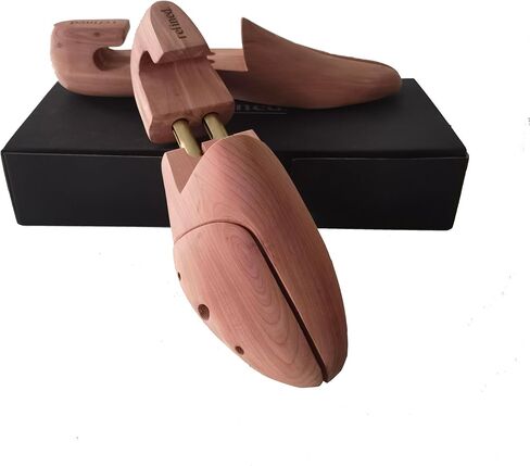 Refined.Cedar Shoe Tree Red Cedar Wooden Shoe Trees with Twin Tubes,Men's Twin Tubed Shoe Trees 6-16Sizes shoe tree wood in Kuwait