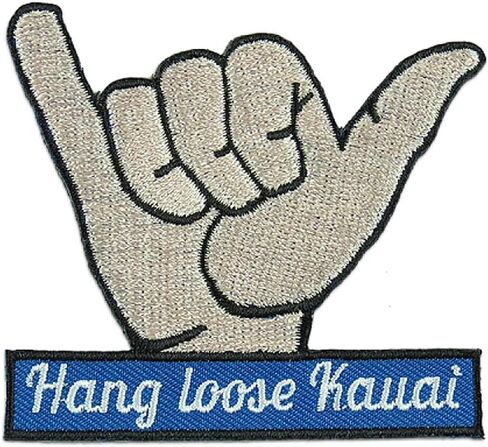 هاواي الحديد على التطريز التصحيح شاكا شنق فضفاض كاواي in Kuwait