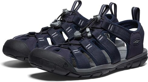KEEN Men's Clearwater CNX Lightweight Water Sandals, Sky Captain/Black, 9.5 in Saudi Arabia