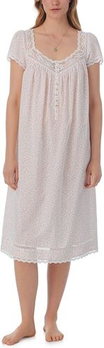 Eileen West Women's Cotton Lawn Cap Sleeve Waltz Gown in Kuwait