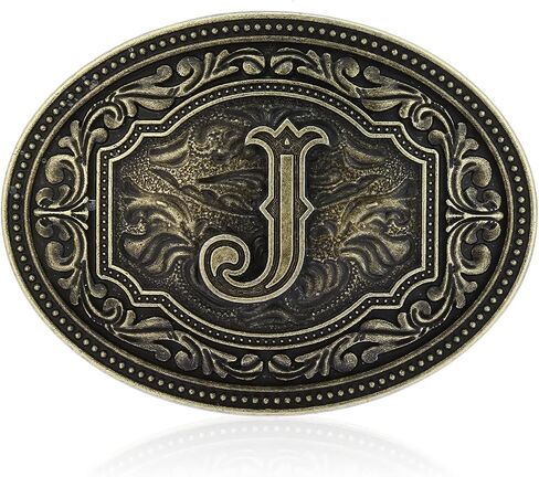 Belt Buckles Men- Initial Letters A-Z Western Rodeo Cowboy Cowgirl Belt Buckle for Men Boys Halloween Birthday Party Gifts in Saudi Arabia