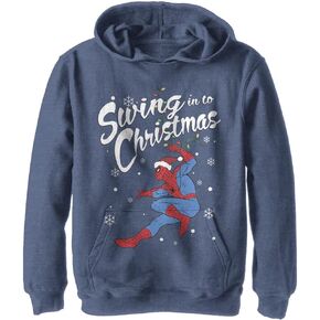 Marvel Kids' Swinging Spidey Xmas Hoodie