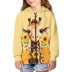 Girls Zip Up Hoodies Size 6-16 Y Fashion Hoodies & Sweatshirts for Teen Girls Boys with Pockets