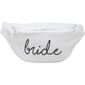 10 Pack: Bachelorette Belt Bag Bundle - Bride (White) & 9 Squad (Black)