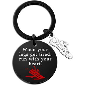 Runner Gifts Men Cross Country Running Gifts for Runners Men Women Track and Field Keychain