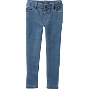Carter's Girls Knit Pant, Denim, 4 Kids