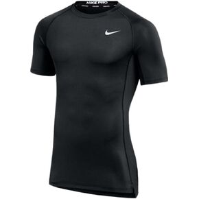 Nike Mens Pro Fitted Short Sleeve Training Tee (3XL Black)