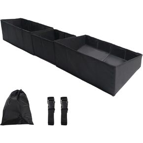 Under Seat Storage Box Compatible with Chevy Silverado/GMC Sierra 1500 2019 2020 2021 2022 2023, Foldable Underseat Organizer for Silverado/Sierra 2500/3500 2023 2022-2020 Crew Cab Accessories