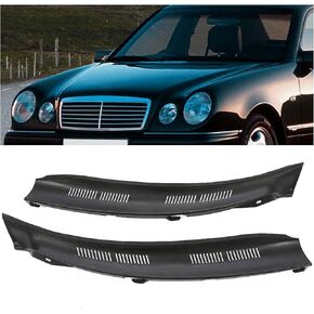 KUAFU Windshield Wiper Cowl Compatible with 1995-2003 Mercedes-Benz E-Class W210 Replacement for 2108311058 and 2108310958 Windshield Wiper Cowl Screen Cover