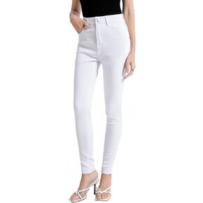 Womens Instantly Slims Stretchy Denim Pants Stylish High Waisted Skinny Jeans Butt Lifting Jeggings with Pockets