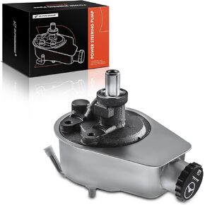 A-Premium Power Steering Pump, with Reservoir, Compatible with Chevrolet & GMC -1980-1987- C10 Suburban, C20 Suburban, K10 Suburban, K20 Suburban, K30, K5 Blazer, P20, P30, R10, C1500 Suburban, Jimmy