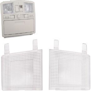 Overhead Center Console Map Light Cover Lens 1Pair Compatible with 2007-2009 Mazda CX-9 2009-2013 Mazda 6 Replaces TD12-51-311A TD11-51-311A