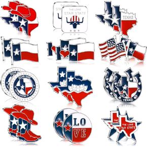 US Texas State Lapel Pins Waving Flag America Patriotic Texan Map Flag Pins Bulk Texas Souvenirs Gifts