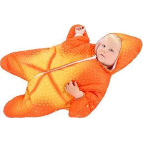 Orange Starfish Infant Onesie Costume | Small