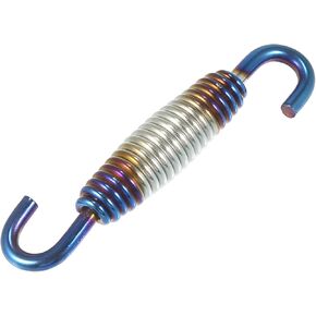 Motoforti Motorcycles Universal Exhaust Pipe Spring 60mm 2.36" Stainless Steel Exhaust Pipe Spring Hook Modified Accessory Multicolor