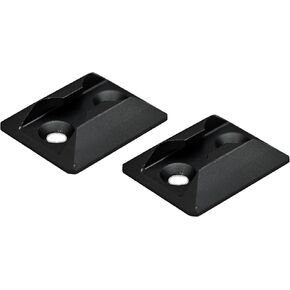 حامل مسمار واحد من VanEssential Venture L-Track باللون الأسود - عبوتان